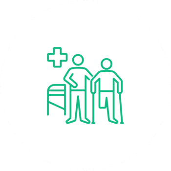 リハビリテーションのアイコン